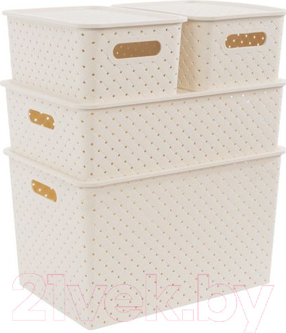 Изображение товара Корзина Violet Береста / 522126 (7.5л, слоновая кость)