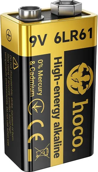 Изображение товара Батарейка Hoco 6LR61 High Energy
