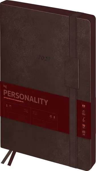 Изображение товара Ежедневник BG Personality. Mokko / DdА4_68233 (176л, темно-коричневый)