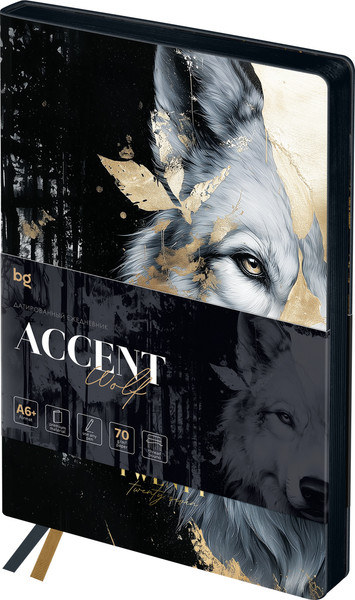 Изображение товара Ежедневник BG Accent. Волк / DdА6+_68172 (176л)