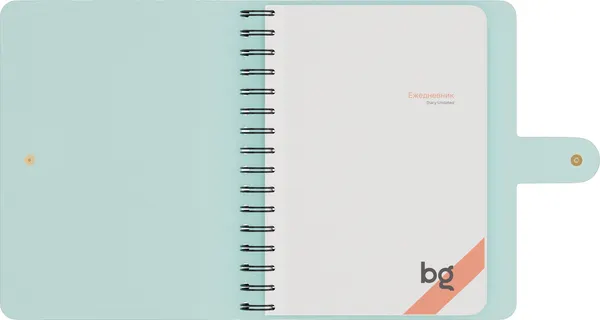 Изображение товара Ежедневник BG Гармония. Лед / DuA5_67339 (136л, небесный)