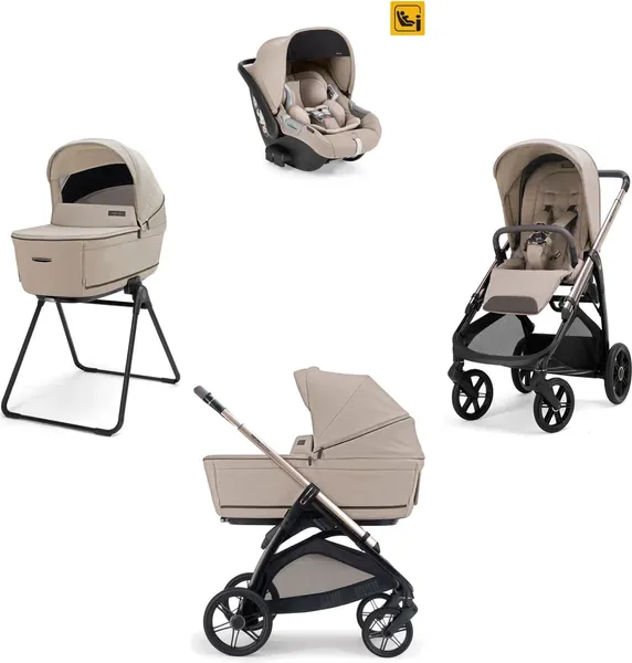 Изображение товара Детская универсальная коляска Inglesina 3 в 1 Aptica Darwin i-Size Vicuna / KA61T0VIB-F (Beige)