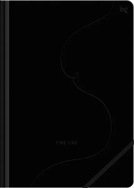 Изображение товара Записная книжка BG Тонкая грань / NB4h 93488 (80л, черный)