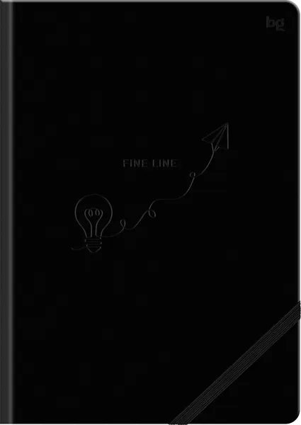Изображение товара Записная книжка BG Тонкая грань / NB5h 93489 (80л, черный)