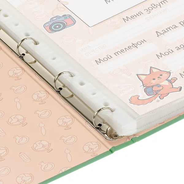 Изображение товара Папка адресная BG Портфолио для школьника. Котята-школьники / ПФ_72383
