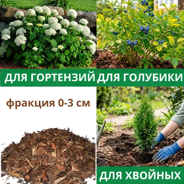 Изображение товара Мульча для растений Белглеба Сосновая улучшенная (30л)