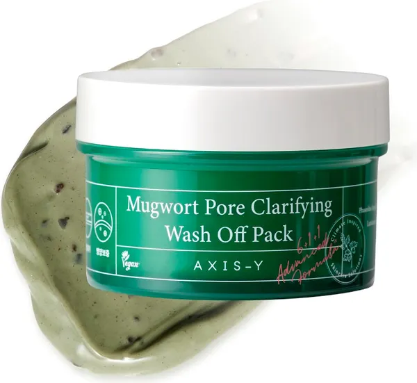 Изображение товара Маска для лица кремовая AXIS-Y Mugwort Pore Clarifying Wash Off Pack (100мл)