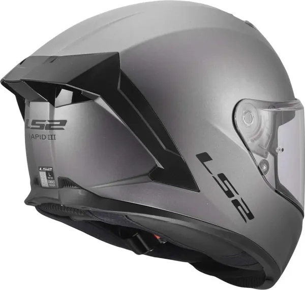 Изображение товара Мотошлем LS2 FF820 Rapid III Solid (XL, матовый титан)