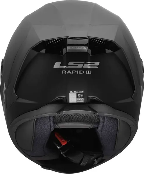 Изображение товара Мотошлем LS2 FF820 Rapid III Solid (XS, черный матовый)