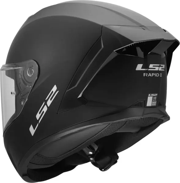 Изображение товара Мотошлем LS2 FF820 Rapid III Solid (XS, черный матовый)