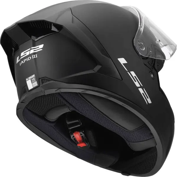 Изображение товара Мотошлем LS2 FF820 Rapid III Solid (XS, черный матовый)