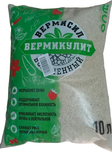 Изображение товара Удобрение ВЕРМИСИЛ Вермикулит вспученный (10л)