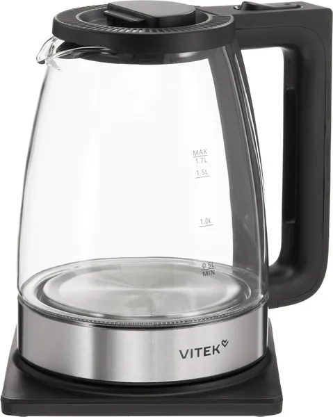 Изображение товара Электрочайник Vitek VT-WK1071 (черный/серебристый)