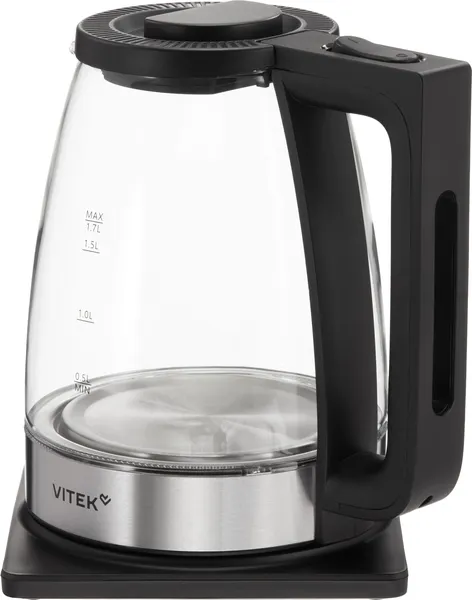 Изображение товара Электрочайник Vitek VT-WK1071 (черный/серебристый)