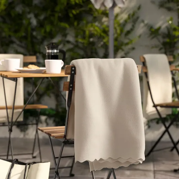 Изображение товара Плед Ikea Daggkapor 206.245.92 (светло-бежевый)