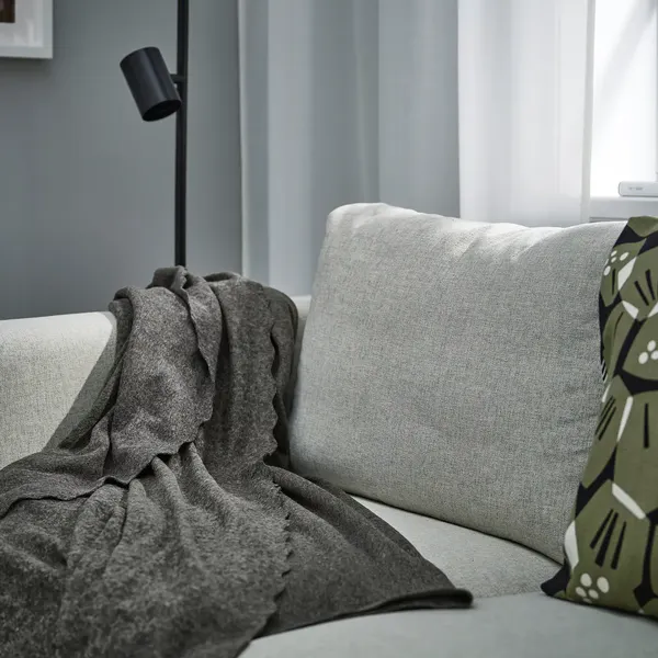 Изображение товара Плед Ikea Daggkapor 705.986.42 (темно-серый)