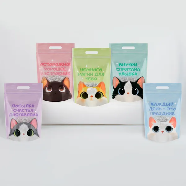 Изображение товара Набор пакетов подарочных Meshu Котята / MS_92656 (35шт)