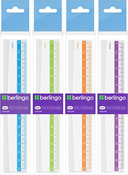 Изображение товара Линейка Berlingo Color / PR_30115_4 (4шт)
