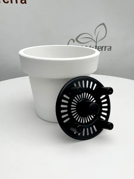 Изображение товара Кашпо GreenTerra Аврора (3л, белый)
