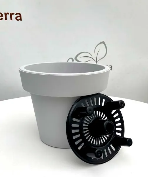 Изображение товара Кашпо GreenTerra Аврора (3л, светло-серый)