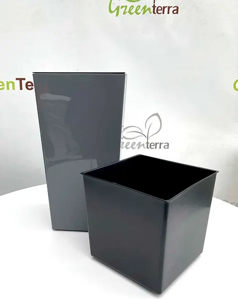 Изображение товара Кашпо GreenTerra Стелла (9л, базальтовый)