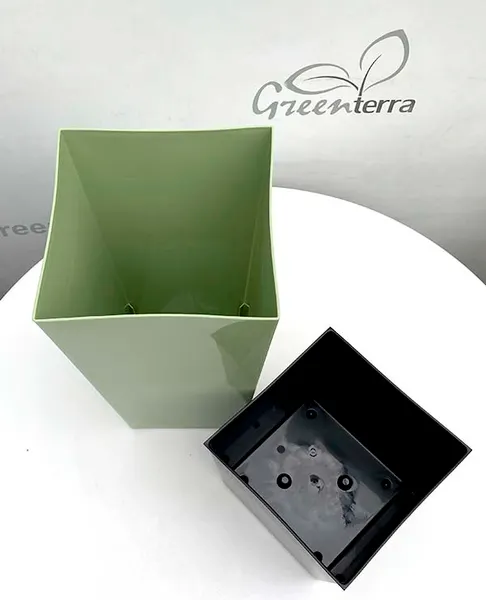 Изображение товара Кашпо GreenTerra Стелла (9л, оливковый)