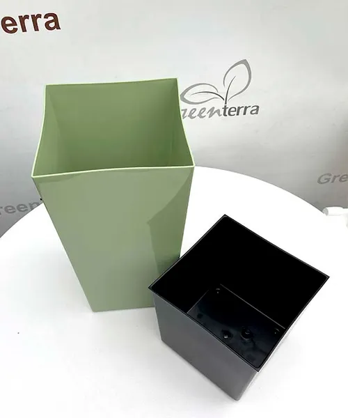 Изображение товара Кашпо GreenTerra Стелла (9л, оливковый)