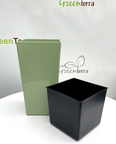 Изображение товара Кашпо GreenTerra Стелла (9л, оливковый)