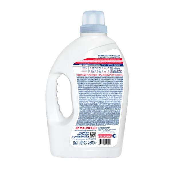 Изображение товара Гель для стирки Maunfeld Purity Max Color MWL2600BC (2.6кг)