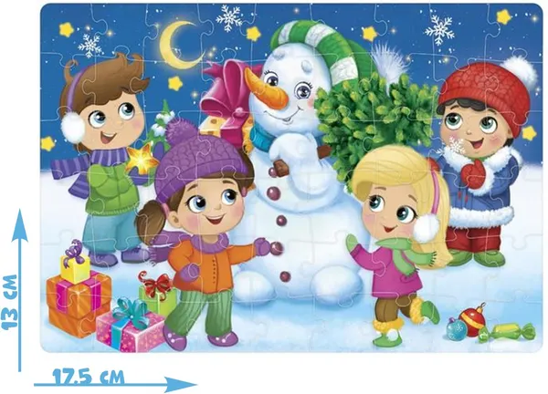 Изображение товара Пазл Puzzle Time Новогодние радости / 7018765 (54эл)