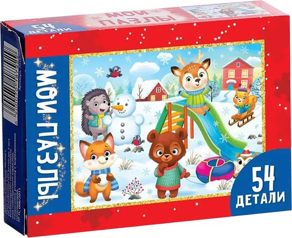 Изображение товара Пазл Puzzle Time Новогодние радости / 7018765 (54эл)