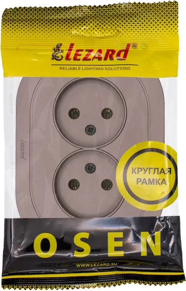 Изображение товара Розетка Lezard Osen 744-7300-128B