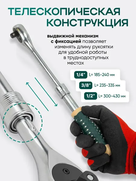 Изображение товара Универсальный набор инструментов RockForce RF Light-41421-5LDS (67055)