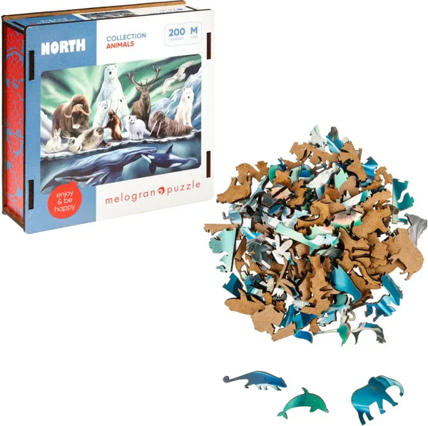 Изображение товара Пазл Melograno Collection Animals. Животные Севера / МРZСАN21-МОl (200эл)