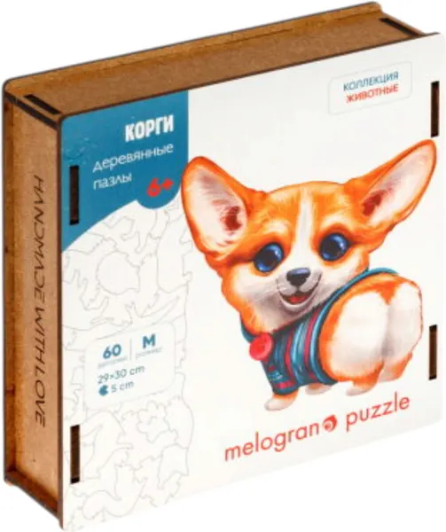 Изображение товара Пазл Melograno Collection Animals. Корги / МРZСАN40-М (60эл)