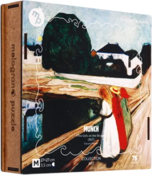 Изображение товара Пазл Melograno Collection Art. Эдвард Мунк. Девушки на мосту / МРZСАR14-М (75эл)