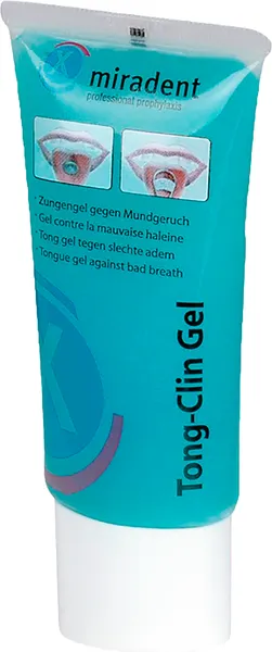 Гель для полости рта Miradent Tong-Clin Gel для очистки языка 633059 (50мл)