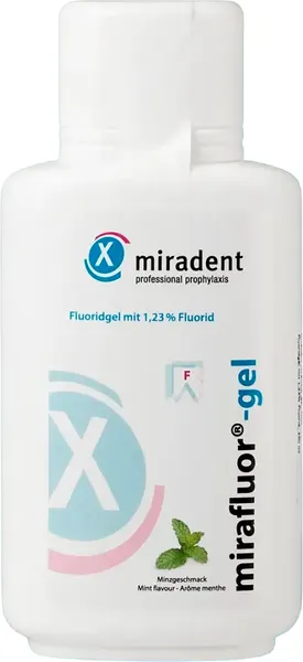 Гель для полости рта Miradent Mirafluor gel Мята 6058 (250мл)
