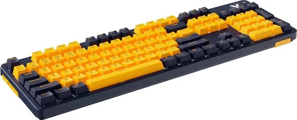 Изображение товара Клавиатура Rapoo V500 Pro 2024 (темно-синий/желтый)