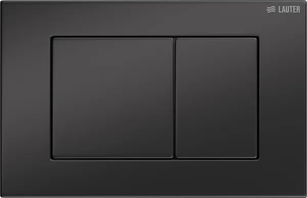 Изображение товара Унитаз подвесной с инсталляцией Grossman GR-4477SQ + Lauter 21901002 + Lauter 219704J (черный)