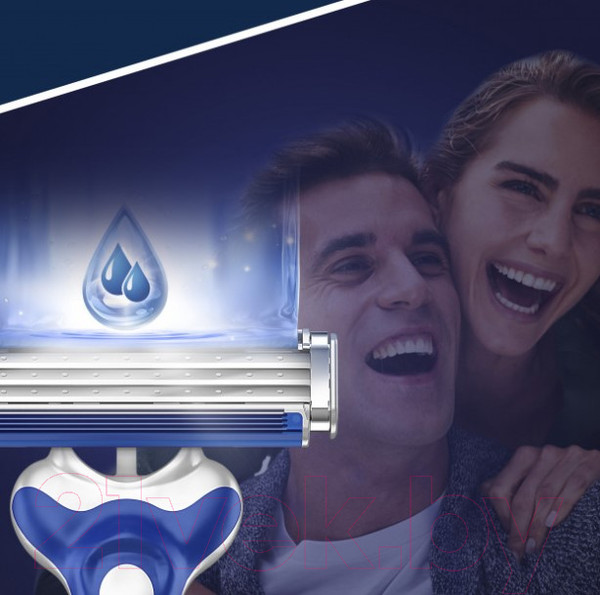 Изображение товара Набор бритвенных станков Gillette Blue 3 Comfort одноразовые (3шт)
