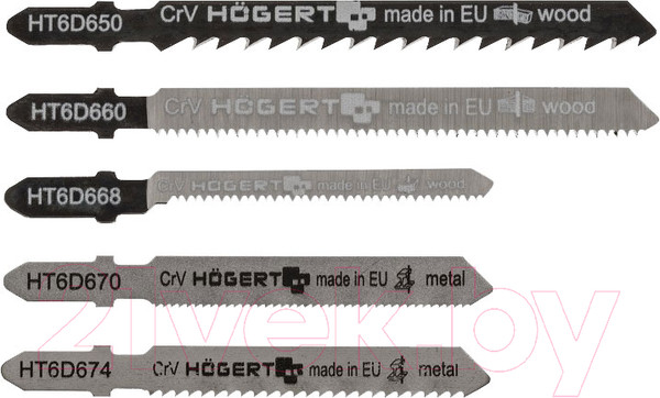 Изображение товара Набор пильных полотен Hoegert HT6D690