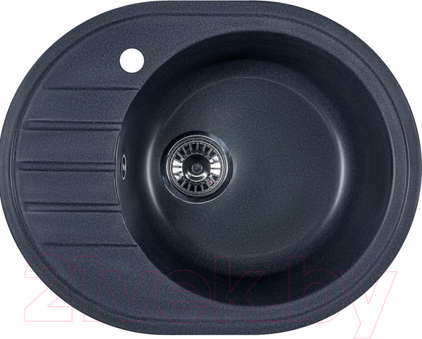 Изображение товара Мойка кухонная БелЭворс New Lux R (антрацит)