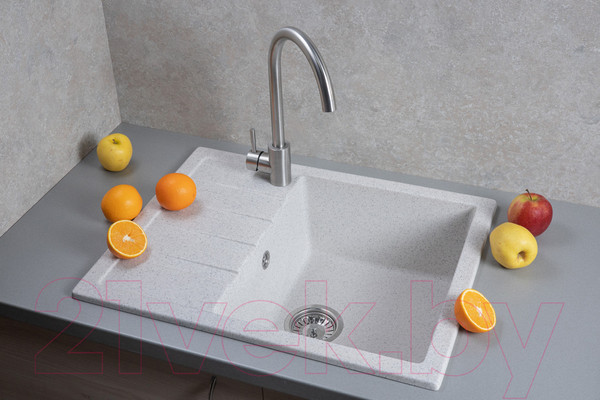 Изображение товара Мойка кухонная БелЭворс Vega R (олово)