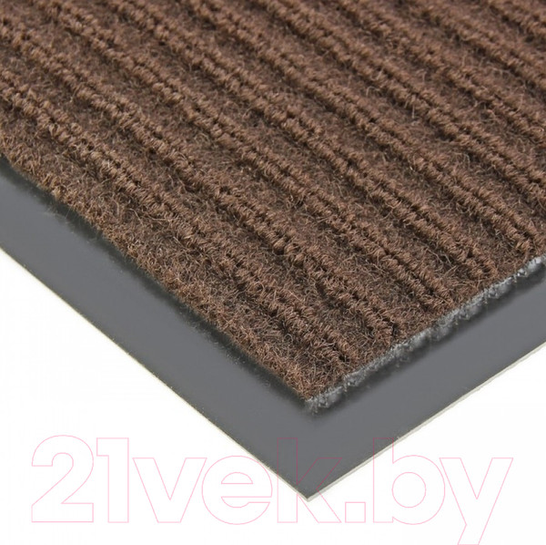 Изображение товара Коврик грязезащитный Kovroff Стандарт ребристый 80x120 / 20903 (коричневый)
