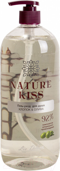Изображение товара Гель для душа Liv Delano Уход хлопок и олива (1л)