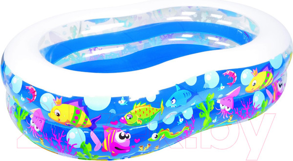 Изображение товара Надувной бассейн Jilong Figure-8 Pool / JL010118NPF (175x109x46см)