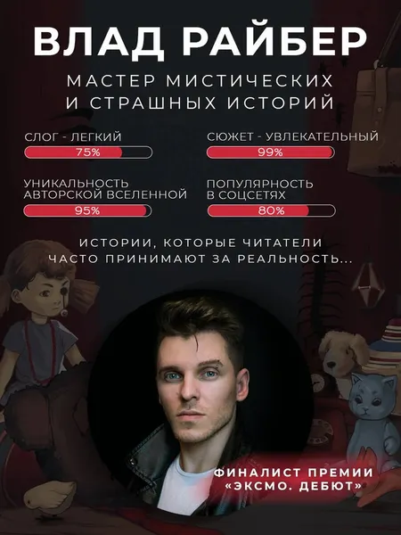 Изображение товара Художественная книга Эксмо Немые муляжи, твердая обложка (Райбер Влад)