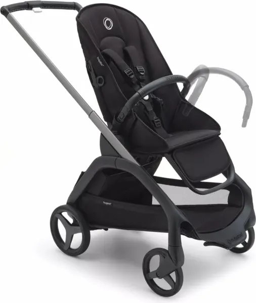 Изображение товара Детская прогулочная коляска Bugaboo Dragonfly Base без капюшона (Graphite/Midnight Black)