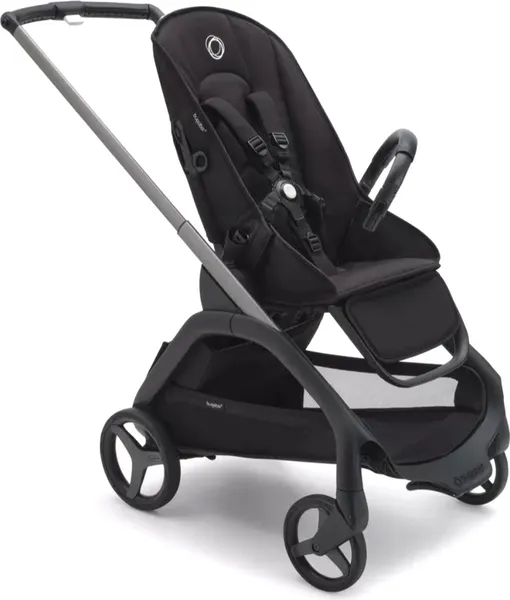 Изображение товара Детская прогулочная коляска Bugaboo Dragonfly Base без капюшона (Graphite/Midnight Black)